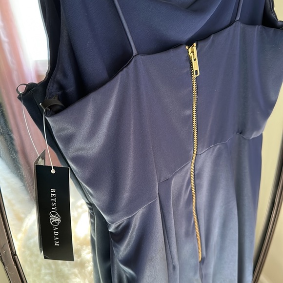 Betsy Adam NWT Womens dress size 2 navy blue - Picture 7 of 9